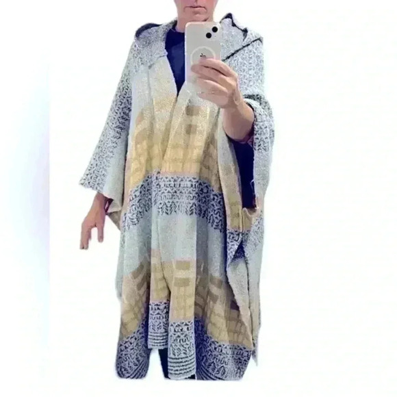 Free People Hooded Long Cardigan One Size Fits All